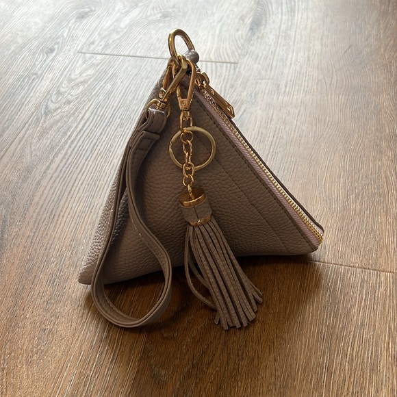 Handbags - Triangle wristlet grey/purple